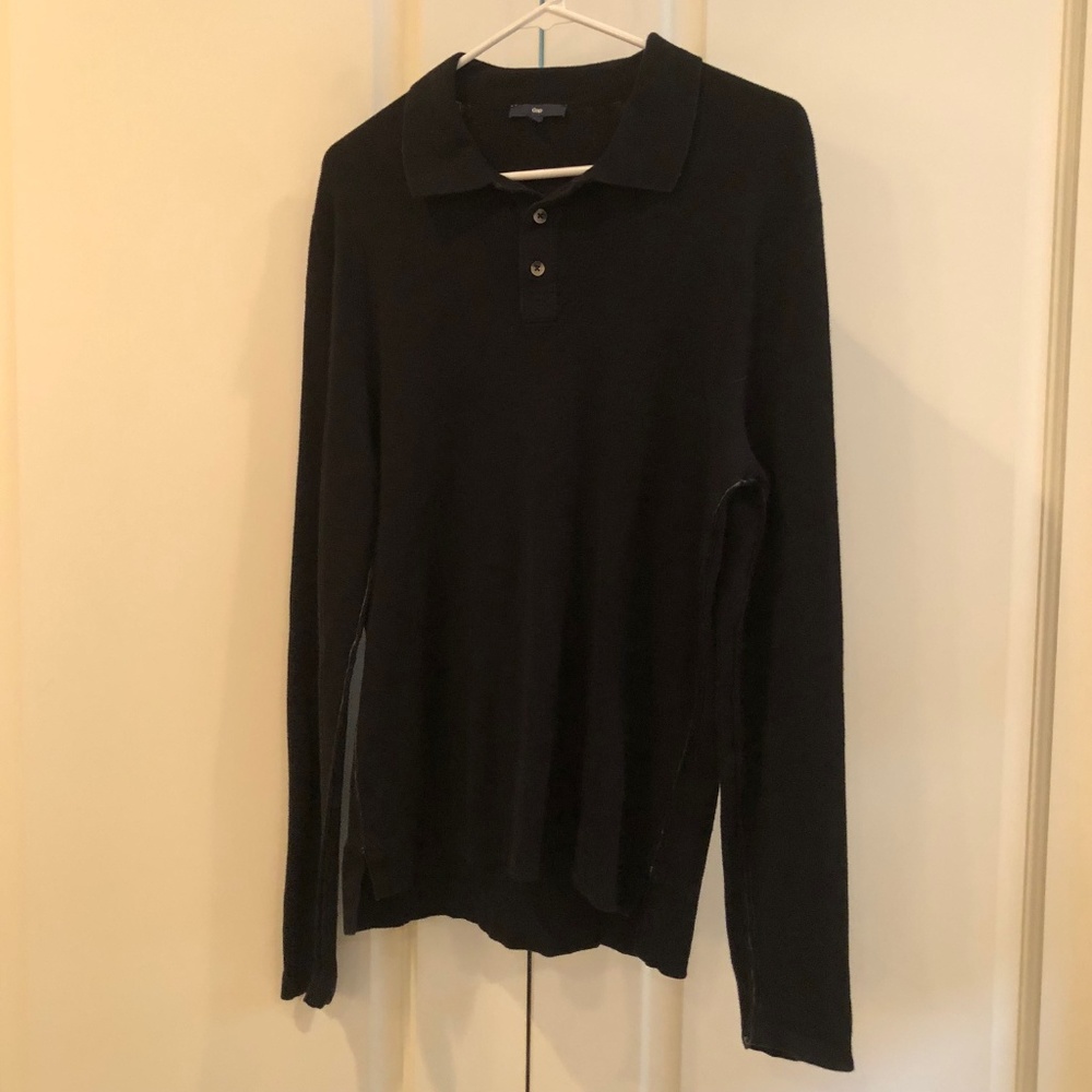 Black Gap Button Up Sweater